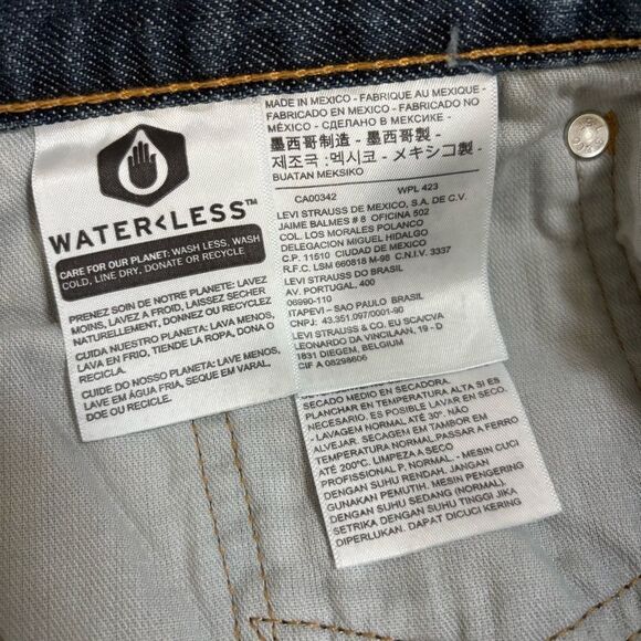 Levi’s 52x29 550s relaxed fit Classic Blue Denim Jeans 👖 - Picture 7 of 10